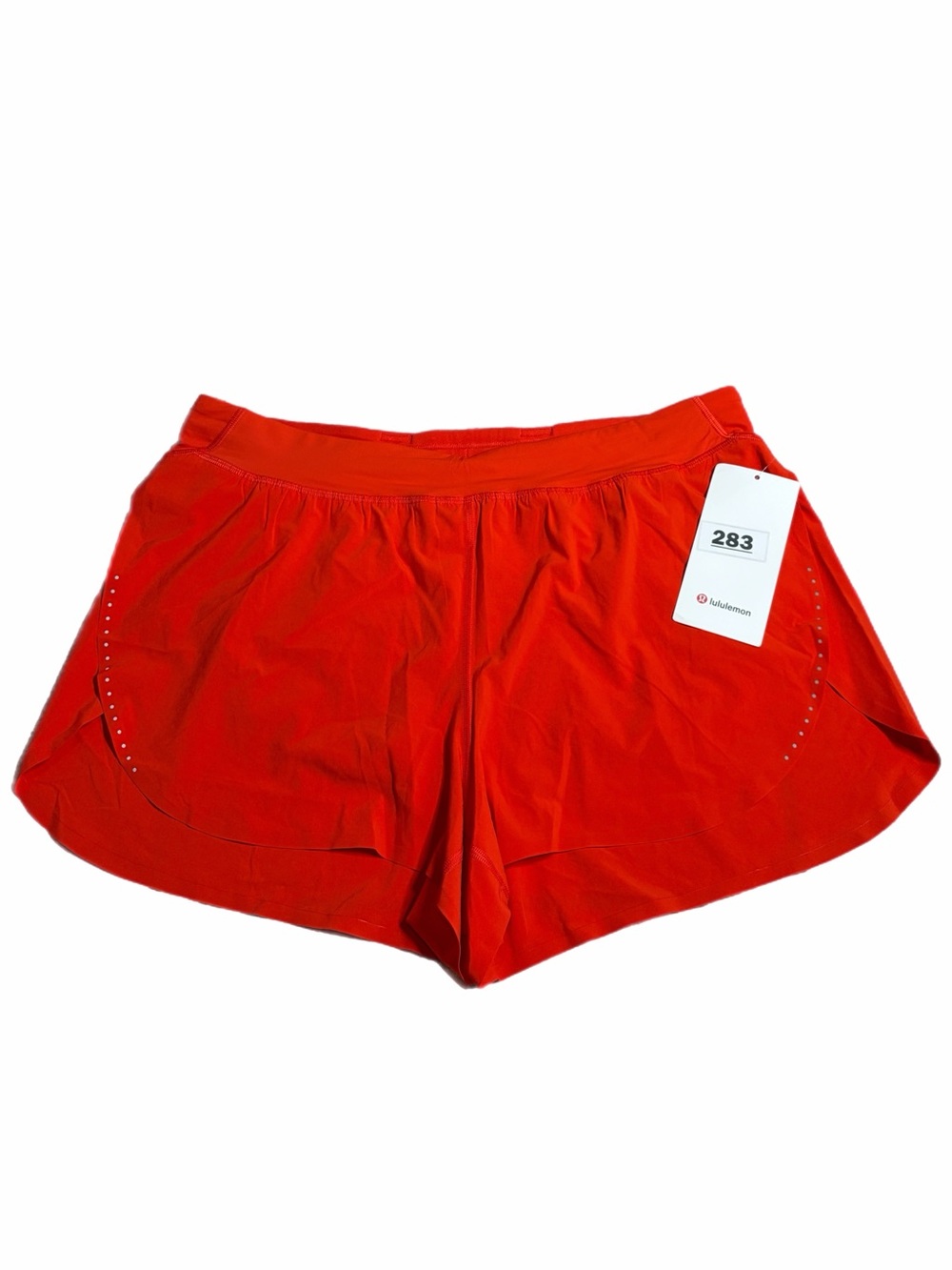 NWT Lululemon Fast & Free High-Rise Split Short 3" (Cherry Ember) Size XL